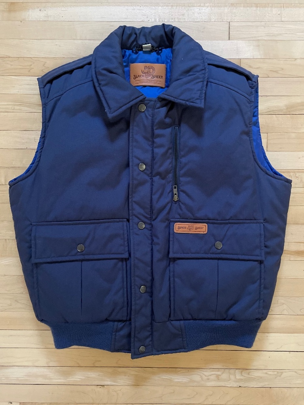 Vintage Black Sheep Down Puffer Vest